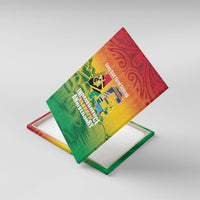 Vanuatu Indipendens Dei Canvas Wall Art Yumi 46th Independence Anniversary LT14 With Frame Reggae - Polynesian Pride