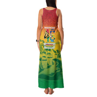 Vanuatu Indipendens Dei Family Matching Tank Maxi Dress and Hawaiian Shirt Yumi 46th Independence Anniversary