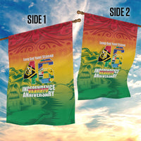 Vanuatu Indipendens Dei Garden Flag Yumi 46th Independence Anniversary LT14 - Polynesian Pride