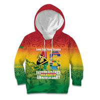 Vanuatu Indipendens Dei Kid Hoodie Yumi 46th Independence Anniversary LT14 Hoodie Reggae - Polynesian Pride