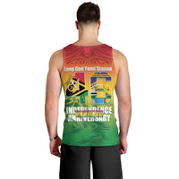 Vanuatu Indipendens Dei Men Tank Top Yumi 46th Independence Anniversary LT14 - Polynesian Pride