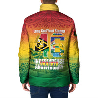 Vanuatu Indipendens Dei Padded Jacket Yumi 46th Independence Anniversary LT14 - Polynesian Pride