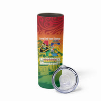 Vanuatu Indipendens Dei Skinny Tumbler Yumi 46th Independence Anniversary LT14 - Polynesian Pride