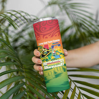 Vanuatu Indipendens Dei Skinny Tumbler Yumi 46th Independence Anniversary LT14 - Polynesian Pride