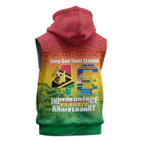 Vanuatu Indipendens Dei Sleeveless Hoodie Yumi 46th Independence Anniversary LT14 - Polynesian Pride