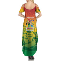 Vanuatu Indipendens Dei Summer Maxi Dress Yumi 46th Independence Anniversary LT14 - Polynesian Pride