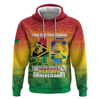 Vanuatu Indipendens Dei Zip Hoodie Yumi 46th Independence Anniversary LT14 Pullover Hoodie Reggae - Polynesian Pride