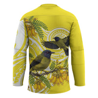 Bellbird New Zealand Hockey Jersey Korimako Kowhai Maori Pattern LT14 - Polynesian Pride