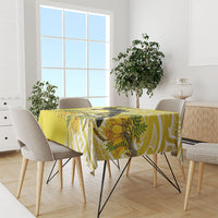 Bellbird New Zealand Tablecloth Korimako Kowhai Maori Pattern LT14 - Polynesian Pride