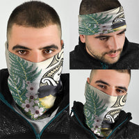 Endemic Tomtit New Zealand Neck Gaiter Miromiro Manuka Silver Fern Maori Pattern LT14 - Polynesian Pride