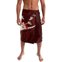Oxblood Polynesia Lavalava Tribal Pattern Tropical Frangipani LT14 Oxblood - Polynesian Pride
