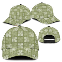 Vesuvian Green Palaka Quilt Hawaii Classic Cap Traditional Hawaii-plaid Pattern LT14 - Polynesian Pride