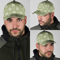 Vesuvian Green Palaka Quilt Hawaii Classic Cap Traditional Hawaii-plaid Pattern LT14 - Polynesian Pride