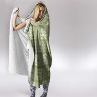 Vesuvian Green Palaka Quilt Hawaii Hooded Blanket Traditional Hawaii-plaid Pattern - Polynesian Pride