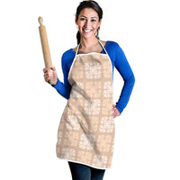 Beige Palaka Quilt Hawaii Apron Traditional Hawaii-plaid Pattern LT14 - Polynesian Pride