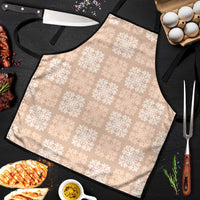Beige Palaka Quilt Hawaii Apron Traditional Hawaii-plaid Pattern LT14 Beige - Polynesian Pride
