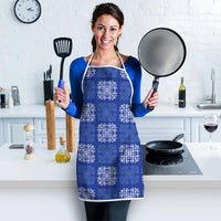 Royal Blue Palaka Quilt Hawaii Apron Traditional Hawaii-plaid Pattern LT14 - Polynesian Pride