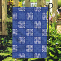 Royal Blue Palaka Quilt Hawaii Garden Flag Traditional Hawaii-plaid Pattern - Polynesian Pride