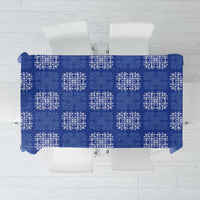 Royal Blue Palaka Quilt Hawaii Tablecloth Traditional Hawaii-plaid Pattern - Polynesian Pride