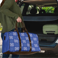 Royal Blue Palaka Quilt Hawaii Travel Bag Traditional Hawaii-plaid Pattern - Polynesian Pride