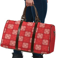 Red Palaka Quilt Hawaii Travel Bag Traditional Hawaii-plaid Pattern - Polynesian Pride