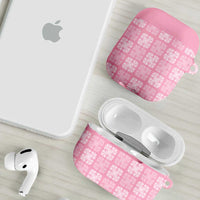 Pink Palaka Quilt Hawaii AirPods Case Traditional Hawaii-plaid Pattern LT14 - Polynesian Pride