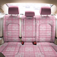 Pink Palaka Quilt Hawaii Back Car Seat Cover Traditional Hawaii-plaid Pattern - Polynesian Pride