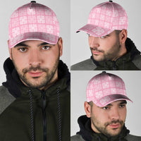 Pink Palaka Quilt Hawaii Classic Cap Traditional Hawaii-plaid Pattern LT14 - Polynesian Pride