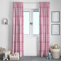 Pink Palaka Quilt Hawaii Window Curtain Traditional Hawaii-plaid Pattern LT14 - Polynesian Pride
