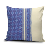 Mabuhay Philippines Festival Pillow Cover Yakan Modern Filipiniana Inspired LT14 Blue - Polynesian Pride