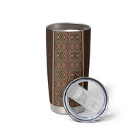 Mabuhay Philippines Festival Tumbler Cup Tnalak Modern Filipiniana Inspired LT14 - Polynesian Pride