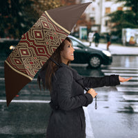 Mabuhay Philippines Festival Umbrella Tnalak Modern Filipiniana Inspired LT14 - Polynesian Pride
