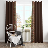 Mabuhay Philippines Festival Window Curtain Tnalak Modern Filipiniana Inspired LT14 - Polynesian Pride