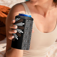 Mabuhay Philippines Festival 4 in 1 Can Cooler Tumbler Araw Tnalak Modern Filipiniana Inspired LT14 - Polynesian Pride