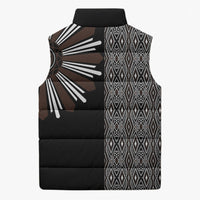 Mabuhay Philippines Festival Sleeveless Puffer Jacket Araw Tnalak Modern Filipiniana Inspired LT14 - Polynesian Pride