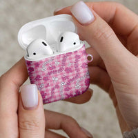 Alaka Aloha Hawaii AirPods Case Plumeria Lei With Palaka Motif LT14 - Polynesian Pride