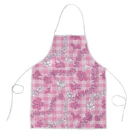 Alaka Aloha Hawaii Apron Plumeria Lei With Palaka Motif LT14 Pink - Polynesian Pride
