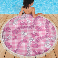 Alaka Aloha Hawaii Beach Blanket Plumeria Lei With Palaka Motif LT14 - Polynesian Pride