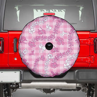 Alaka Aloha Hawaii Spare Tire Cover Plumeria Lei With Palaka Motif - Polynesian Pride