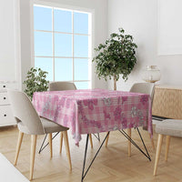 Alaka Aloha Hawaii Tablecloth Plumeria Lei With Palaka Motif LT14 - Polynesian Pride