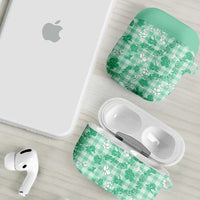 Omaomao Aloha Hawaii AirPods Case Plumeria Lei With Palaka Motif LT14 - Polynesian Pride