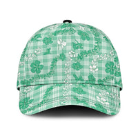 Omaomao Aloha Hawaii Classic Cap Plumeria Lei With Palaka Motif LT14 Universal Fit Green - Polynesian Pride