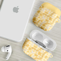 Melemele Aloha Hawaii AirPods Case Plumeria Lei With Palaka Motif LT14 - Polynesian Pride