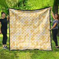 Melemele Aloha Hawaii Quilt Plumeria Lei With Palaka Motif - Polynesian Pride