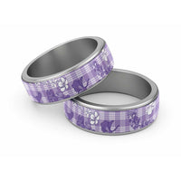 Poni Aloha Hawaii Classic Ring Plumeria Lei With Palaka Motif - Polynesian Pride