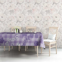 Poni Aloha Hawaii Tablecloth Plumeria Lei With Palaka Motif - Polynesian Pride