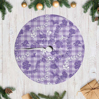 Poni Aloha Hawaii Tree Skirt Plumeria Lei With Palaka Motif - Polynesian Pride