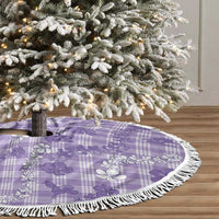 Poni Aloha Hawaii Tree Skirt Plumeria Lei With Palaka Motif - Polynesian Pride