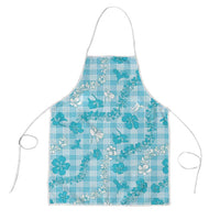 Polu Aloha Hawaii Apron Plumeria Lei With Palaka Motif - Polynesian Pride