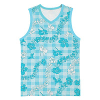 Polu Aloha Hawaii Basketball Jersey Plumeria Lei With Palaka Motif - Polynesian Pride